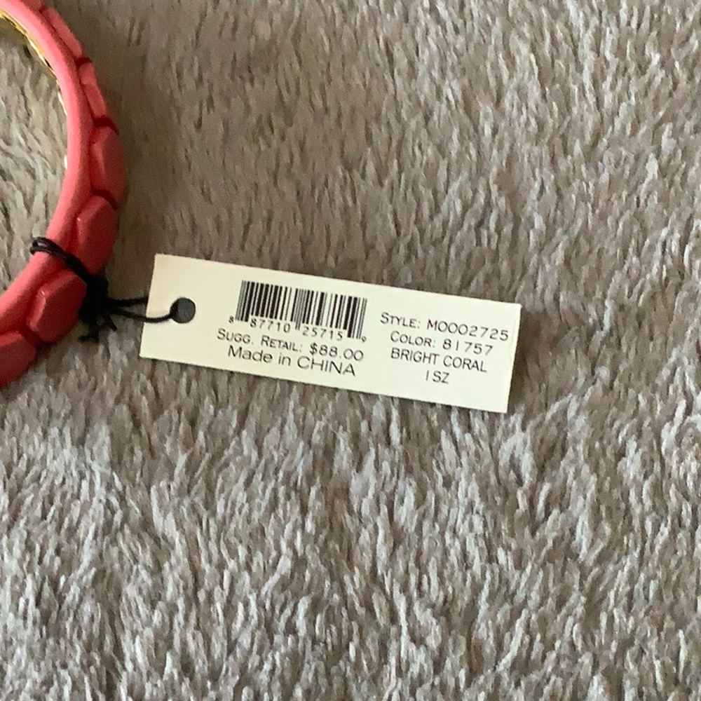 NWT Marc by Marc Jacobs bright coral bracelet - Picture 3 of 9